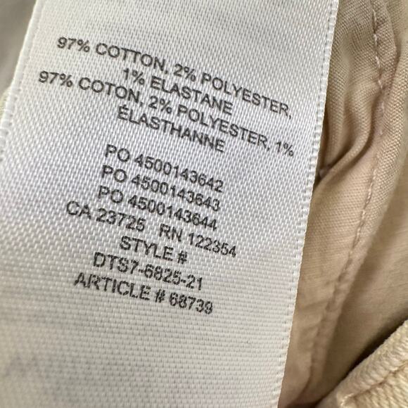 Wilfred Free Modern Cargo Pants Womens Size 6 Ivory High Waisted Twill Straight - Picture 8 of 14